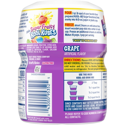 Kool Aid Grape Beverage, 12 x 19 oz Case - DOT product image 8