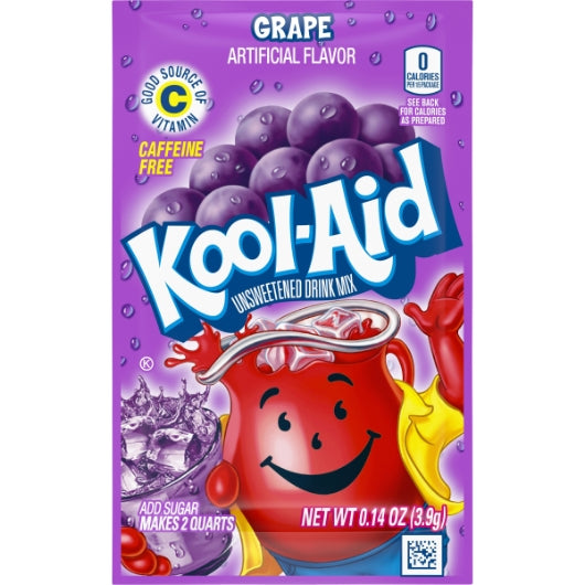 Kool Aid Grape Beverage, 192 x 0.14 oz Case - DOT product image 2