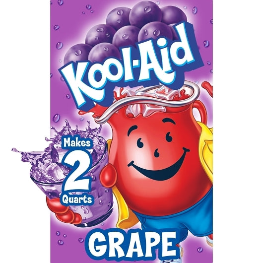 Kool Aid Grape Beverage, 192 x 0.14 oz Case - GS1 mobile-ready hero image