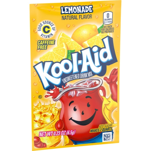 Kraft Kool Aid Lemonade Beverage, 192 x 6.5 GR Case - DOT product image 4