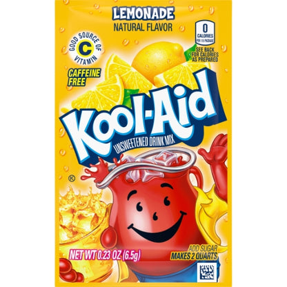 Kraft Kool Aid Lemonade Beverage, 192 x 6.5 GR Case - DOT product image 2