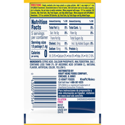 Kraft Kool Aid Lemonade Beverage, 192 x 6.5 GR Case - DOT product image 6