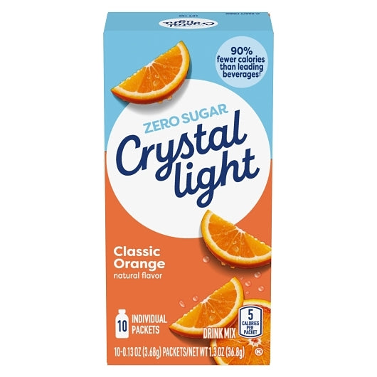 Crystal Light BEVERAGE ON THE GO SUNRISE ORANGE, 12 x 10 x 0.13 oz Case - DOT product image 2