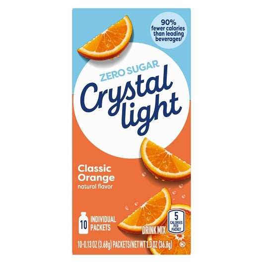 Crystal Light BEVERAGE ON THE GO SUNRISE ORANGE, 12 x 10 x 0.13 oz Case - DOT product image 4