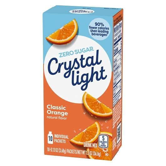 Crystal Light BEVERAGE ON THE GO SUNRISE ORANGE, 12 x 10 x 0.13 oz Case - DOT product image 8