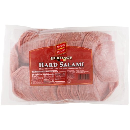 Heritage Patrick Cudahy Dry Sausage Hard Salami, 4 x 4 lb Case - DOT product image 2