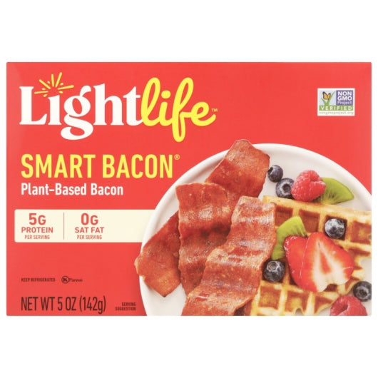 Lightlife Smart Bacon, 12 x 5 oz Case - Frozen Meat & Seafood