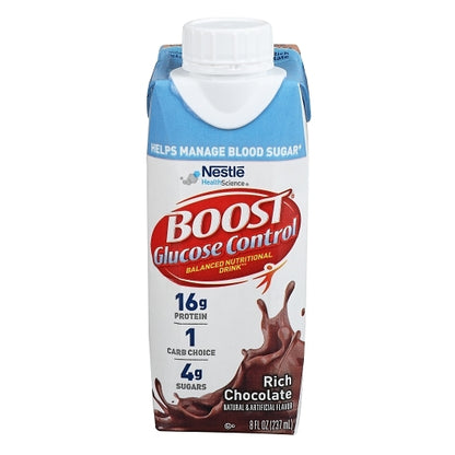 Boost Glucose Control Chocolate, 24 x 8 fl oz Case - Health & Personal Care