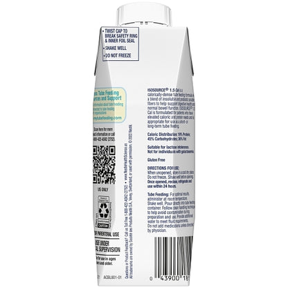 Isosource 1.5 Cal Malnutrition - Liquid Hi Cal Hi Nitro Liquid Formula, 24 x 8.45 fl oz Case - DOT product image 2