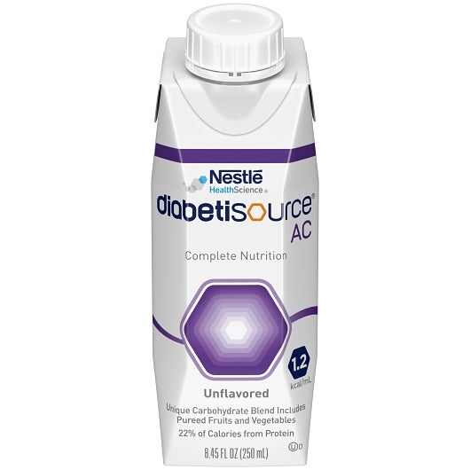 Diabetisource Ac Diabetes Liquid Advanced Control Tube Feeding Liquid Formula, 24 x 8.45 fl oz Case - Nutrition Drinks
