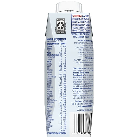 Compleat Pediatric Reduced Calories, 24 x 8.45 fl oz Case - DOT product image 5