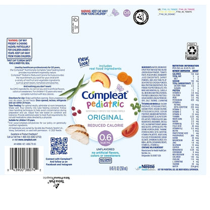 Compleat Pediatric Reduced Calories, 24 x 8.45 fl oz Case - DOT product image 7