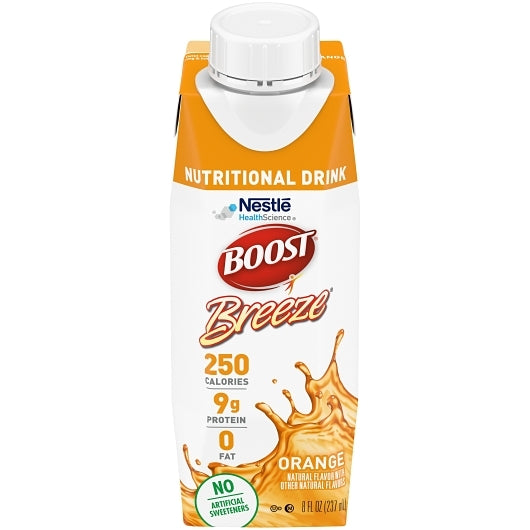 Boost Breeze Variety Case Orange +Wildberry Flavored Nutritional Drink, 1 x 24 ct Case - Health & Personal Care