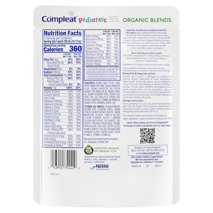 Compleat Pediatric Organic Blends Plant Based, 24 x 10.1 fl oz Case - DOT product image 2