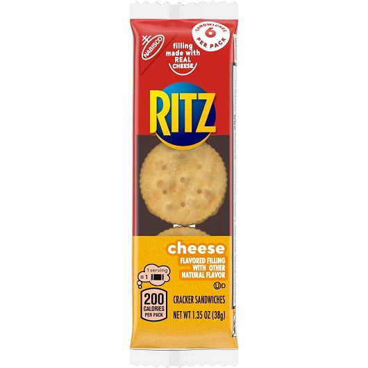 Ritz Cheese Cracker Sandwich, 14 x 8 x 1.35 oz Case - DOT product image 6