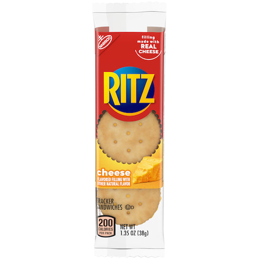 Ritz Cheese Cracker Sandwich, 14 x 8 x 1.35 oz Case - DOT product image 3