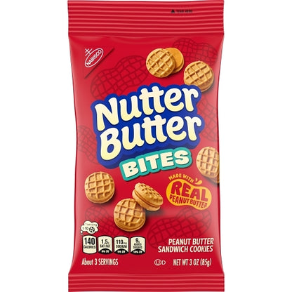Nutter Butter Bites Nutter Butter Cookies, 36 x 3 oz Case - DOT product image 2