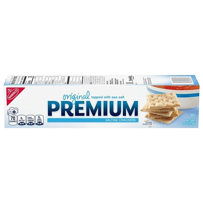 Premium Nabisco Saltine Crackers, 12 x 4 oz Case - DOT product image 2