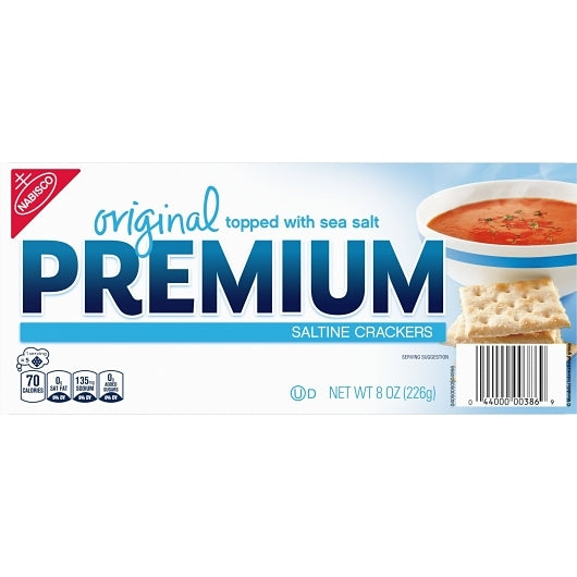 Premium Nabisco Saltine Crackers, 12 x 8 oz Case - DOT product image 3