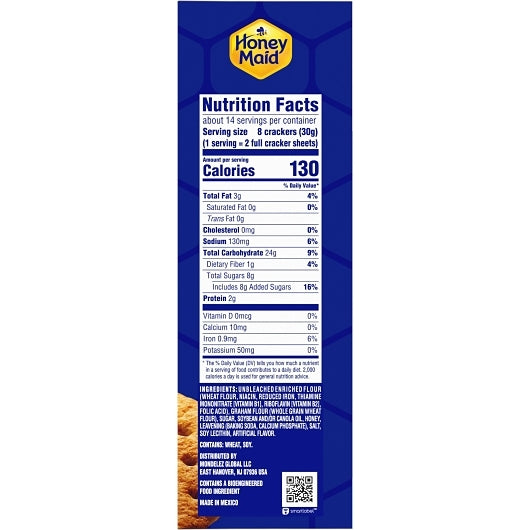 Honey Maid Nabisco Graham Crackers, 12 x 14.4 oz Case - DOT product image 8