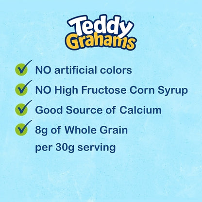 Teddy Grahams Chocolate Chip Cookies, 6 x 10 oz Case - DOT product image 8
