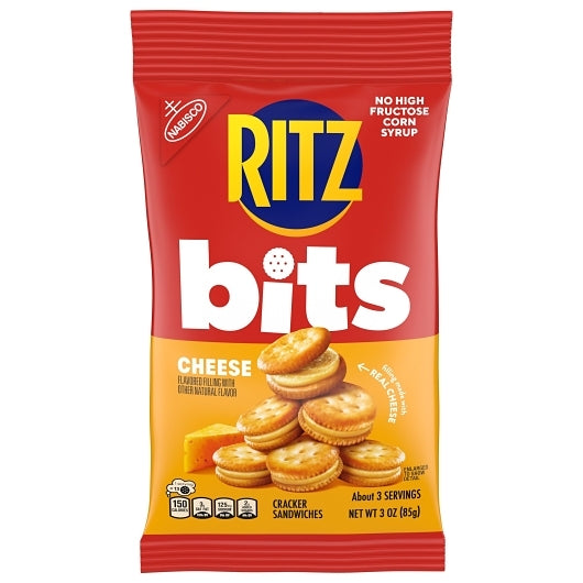 Ritz Bits Cheese Snack, 12 x 3 oz Case - DOT product image 2