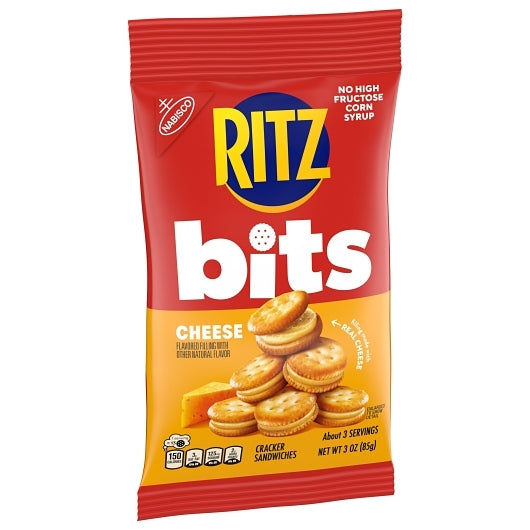 Ritz Bits Cheese Snack, 12 x 3 oz Case - DOT product image 5
