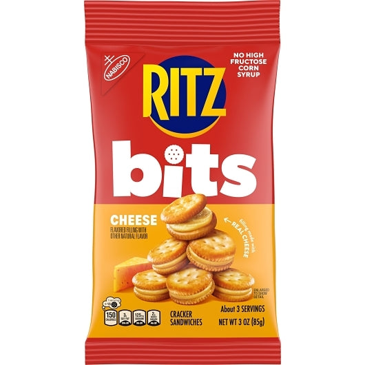 Ritz Bits Cheese Snack, 12 x 3 oz Case - DOT product image 3