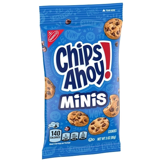 Chips Ahoy Big Bag Mini Cookies, 12 x 3 oz Case - DOT product image 6