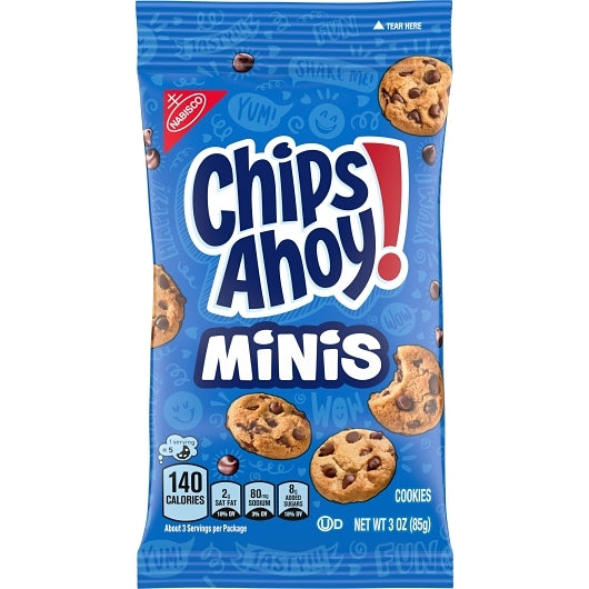 Chips Ahoy Big Bag Mini Cookies, 12 x 3 oz Case - DOT product image 3