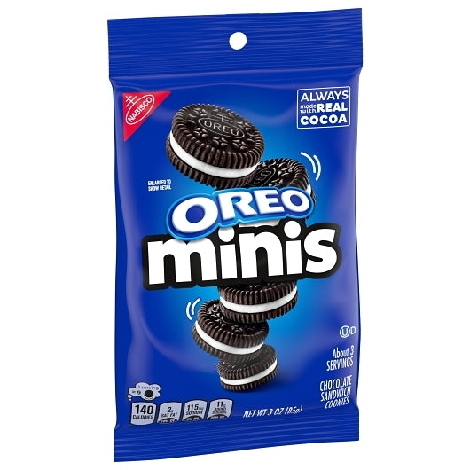 Oreo Big Bag Mini Cookies, 12 x 3 oz Case - DOT product image 6