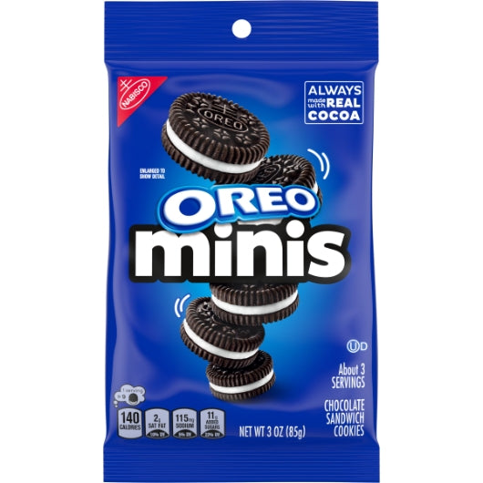 Oreo Big Bag Mini Cookies, 12 x 3 oz Case - DOT product image 4