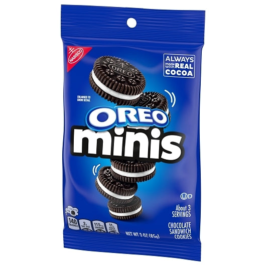Oreo Big Bag Mini Cookies, 12 x 3 oz Case - DOT product image 8
