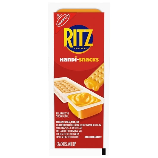 Handi Snacks Ritz Crackers N Cheez Two Compartment Snacks, 4 x 10 x 0.95 oz Case - Crackers & Grahams - image 2