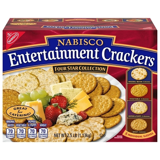 Nabisco Assorted Crackers, 4 x 40 oz Case - Crackers & Grahams