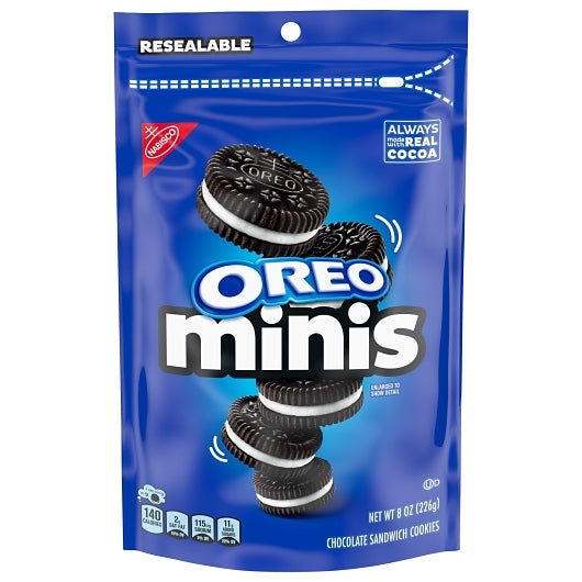 Oreo Minis Lunchbox Cookies Snak Saks, 12 x 8 oz Case - DOT product image 2