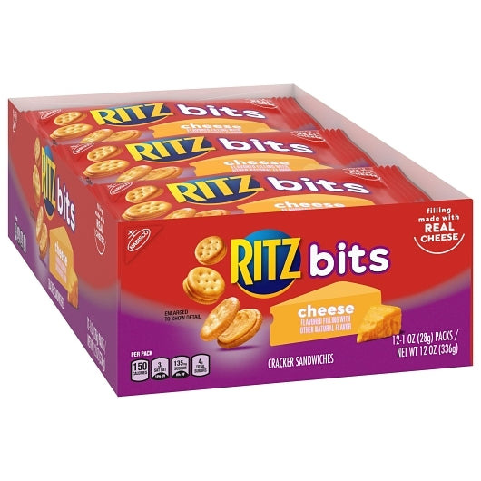 Ritz Bits Cheese Crackers, 4 x 12 x 1 oz Case - DOT product image 7