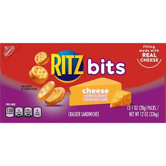 Ritz Bits Cheese Crackers, 4 x 12 x 1 oz Case - DOT product image 4