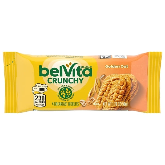 Belvita Breakfast Biscuit Golden Oat, 6 x 5 x 1.76 oz Case - Bakery & Desserts