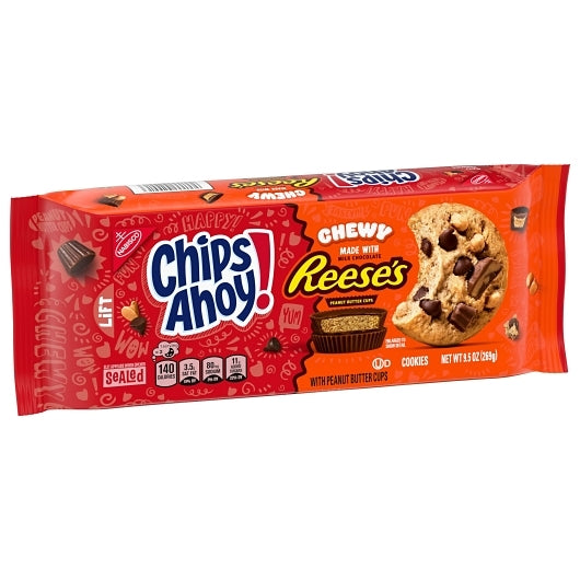 Chips Ahoy Reeses Chewy Cookie, 12 x 9.5 oz Case - DOT product image 5