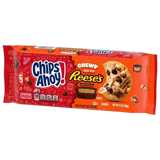 Chips Ahoy Reeses Chewy Cookie, 12 x 9.5 oz Case - DOT product image 7