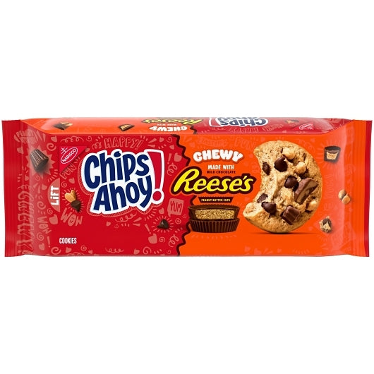 Chips Ahoy Reeses Chewy Cookie, 12 x 9.5 oz Case - DOT product image 4