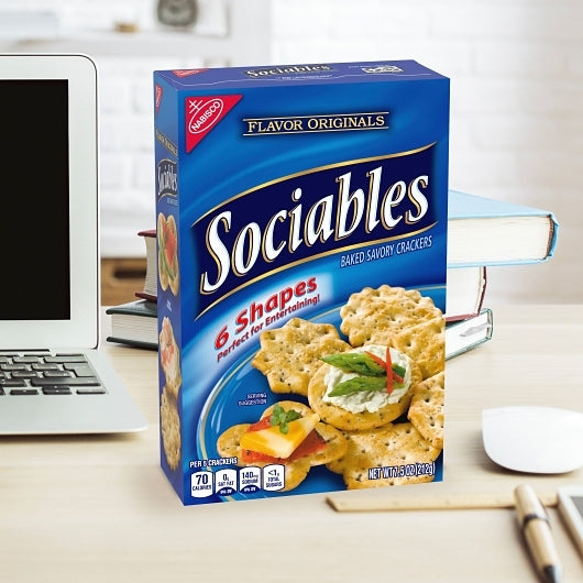 Sociables Nabisco Crackers, 6 x 7.5 oz Case - DOT product image 6