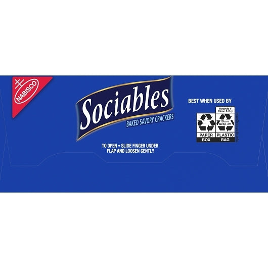 Sociables Nabisco Crackers, 6 x 7.5 oz Case - DOT product image 2