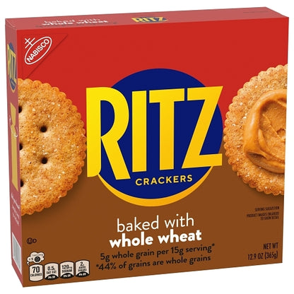 Ritz Whole Wheat Crackers, 12 x 12.9 oz Case - DOT product image 6