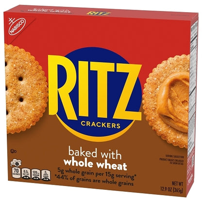 Ritz Whole Wheat Crackers, 12 x 12.9 oz Case - DOT product image 8
