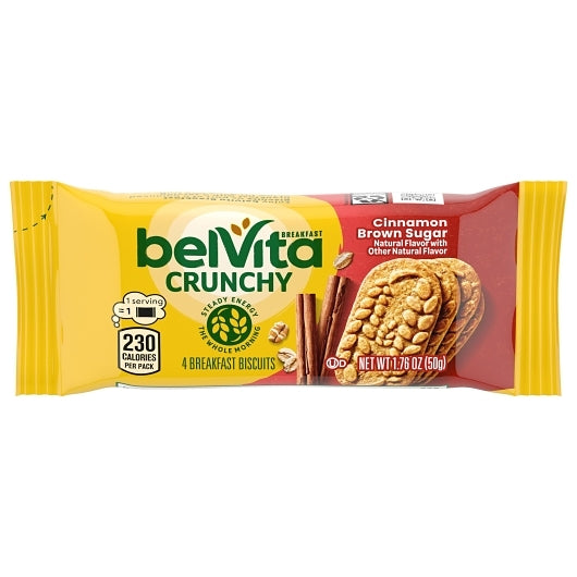 Belvita Cinnamon & Brown Sugar Breakfast Bar, 8 x 8 x 1.76 oz Case - DOT product image 2