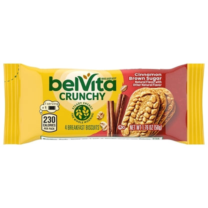 Belvita Cinnamon & Brown Sugar Breakfast Bar, 8 x 8 x 1.76 oz Case - DOT product image 3