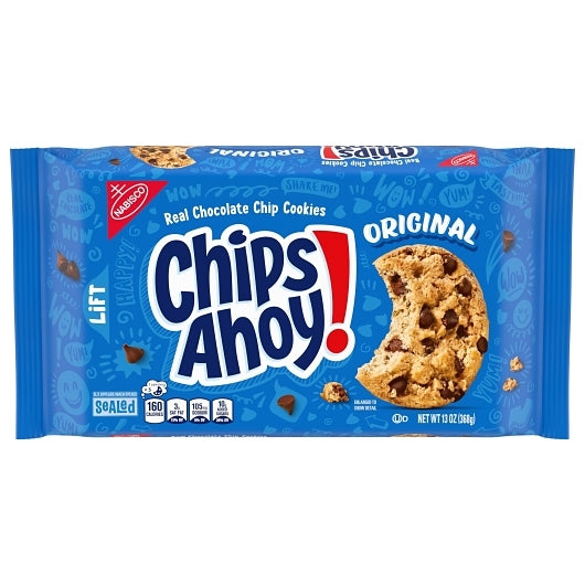 Chips Ahoy Original Chocolate Chip Cookies, 12 x 13 oz Case - Bakery & Desserts