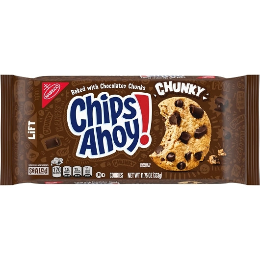 Chips Ahoy Chunky Chocolate Chip Cookies, 12 x 11.75 oz Case - DOT product image 3